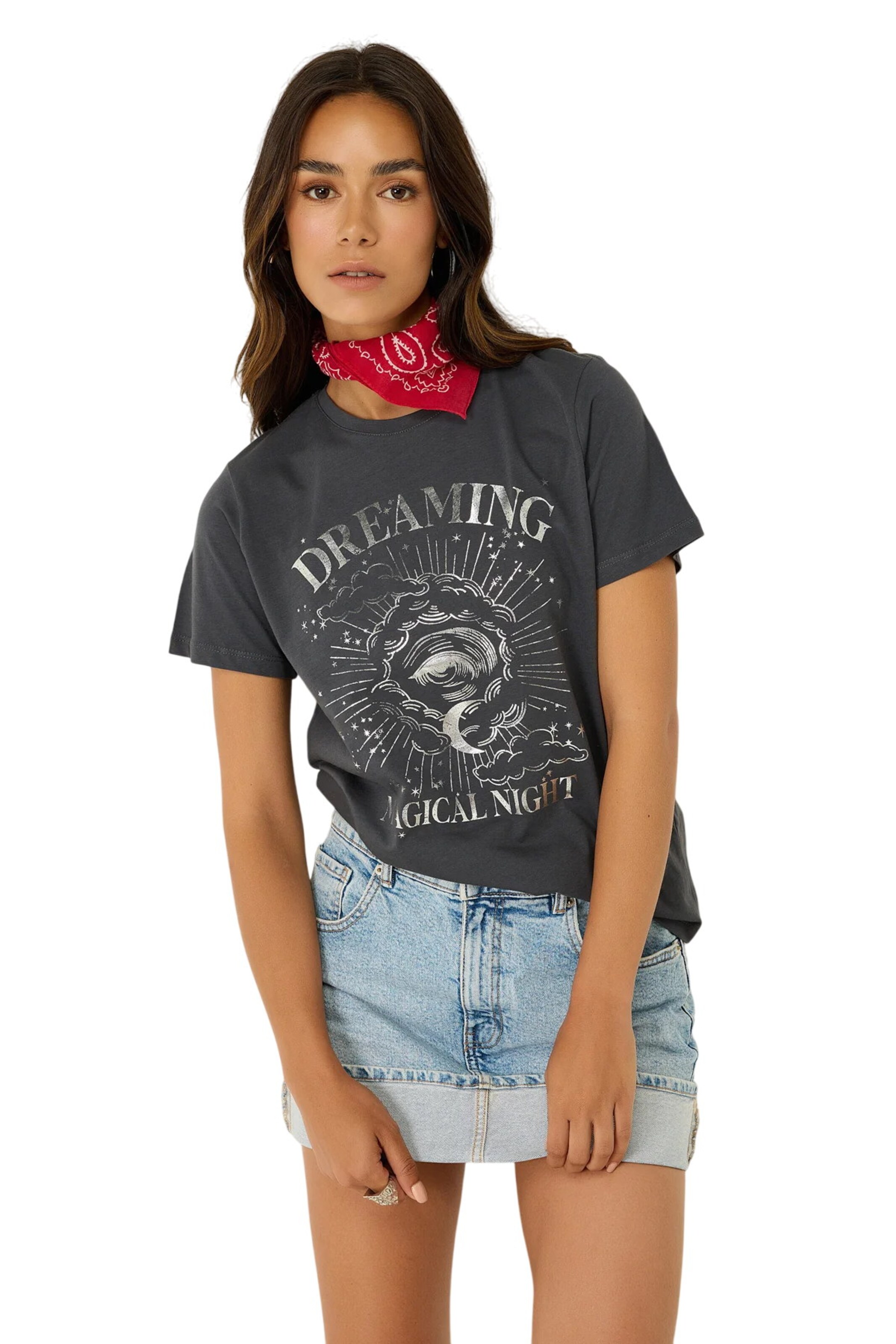 No Matter What T-Shirt in Grau