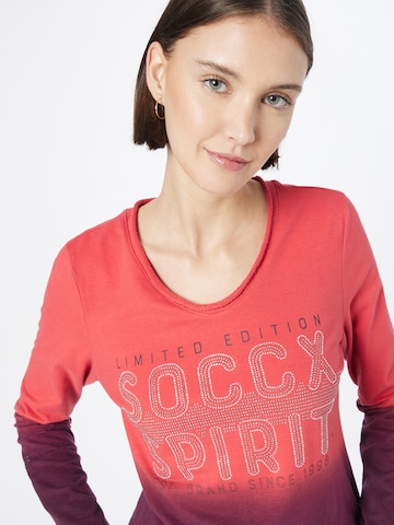 Soccx - Camiseta 'Into The Blue' en rojo