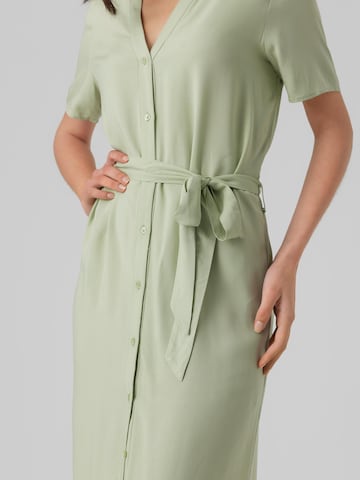 Vero Moda Tall Košilové šaty 'VICA' – zelená