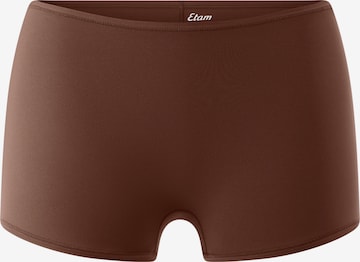 ETAM Boyshorts 'Pure' in Brown: front