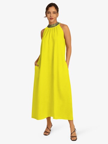 APART Cocktail Dress in Yellow: front