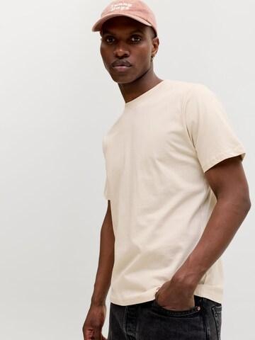 JACK & JONES T-Shirt in Beige