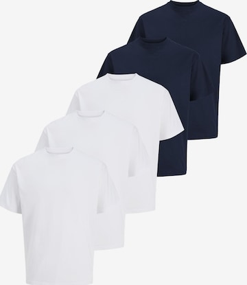 JACK & JONES Shirt 'Organic Relaxed' in Blue: front