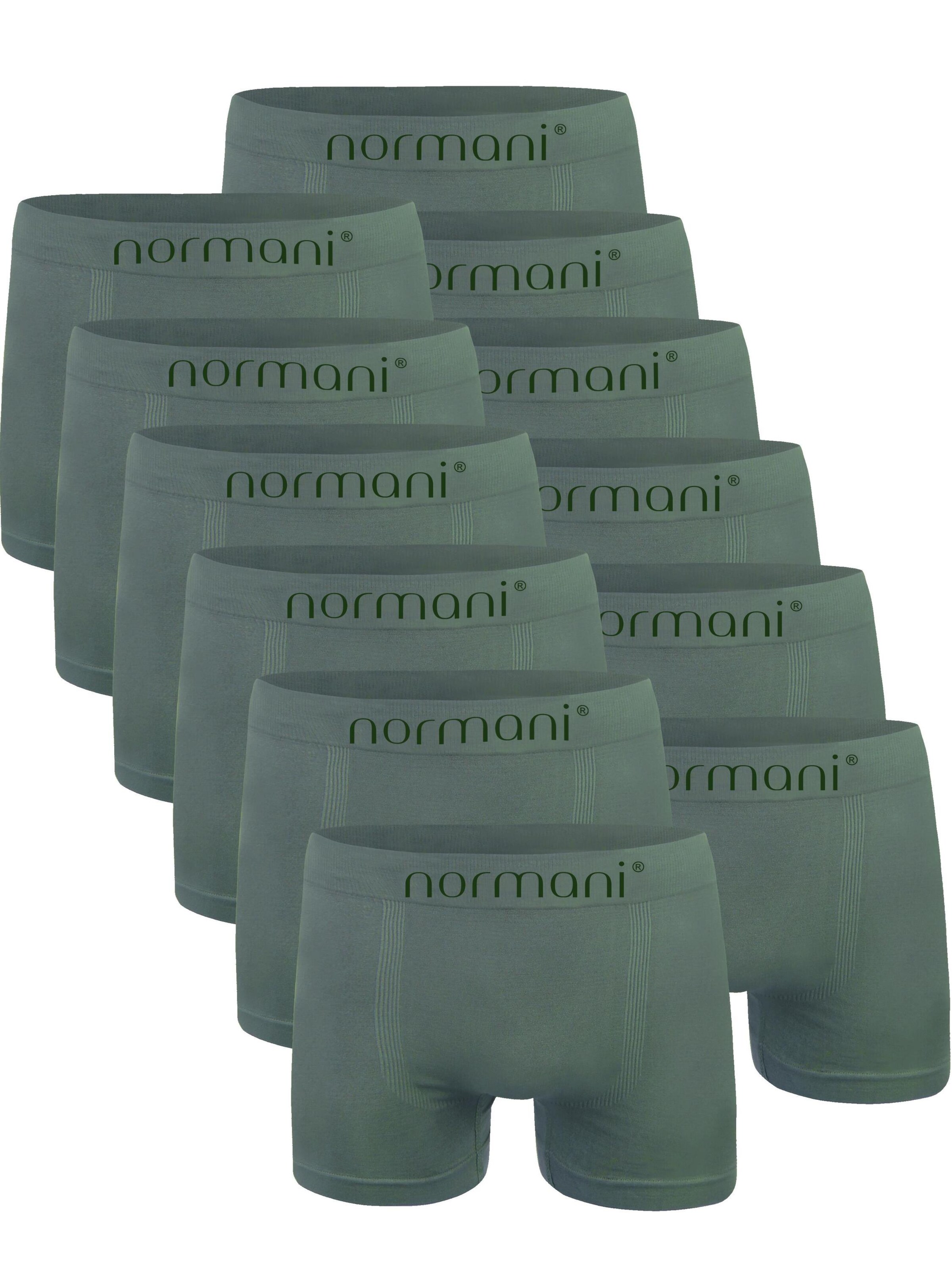 Boxers normani en vert : devant