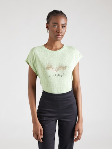 ZABAIONE - Camiseta 'Co44nny' en verde: frente