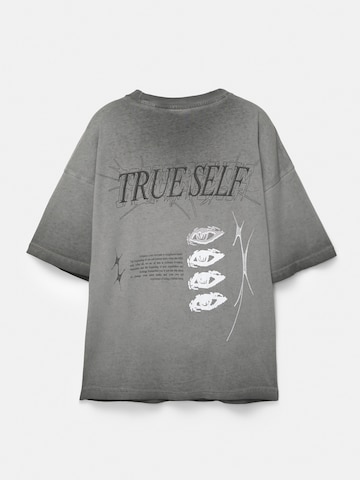 Pull&Bear Tričko – černá
