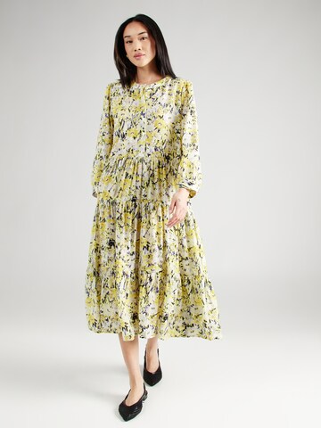 Lollys Laundry Shirt Dress 'Olivia' in Yellow: front