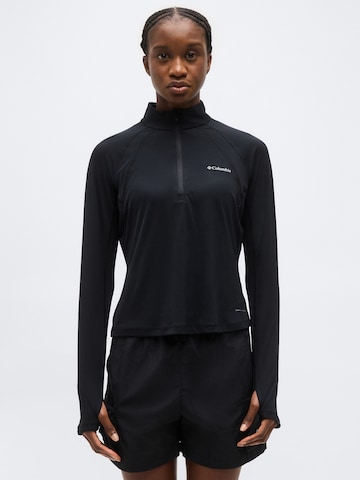 juoda COLUMBIA Sportiniai marškinėliai 'Stealth Spring™': priekis
