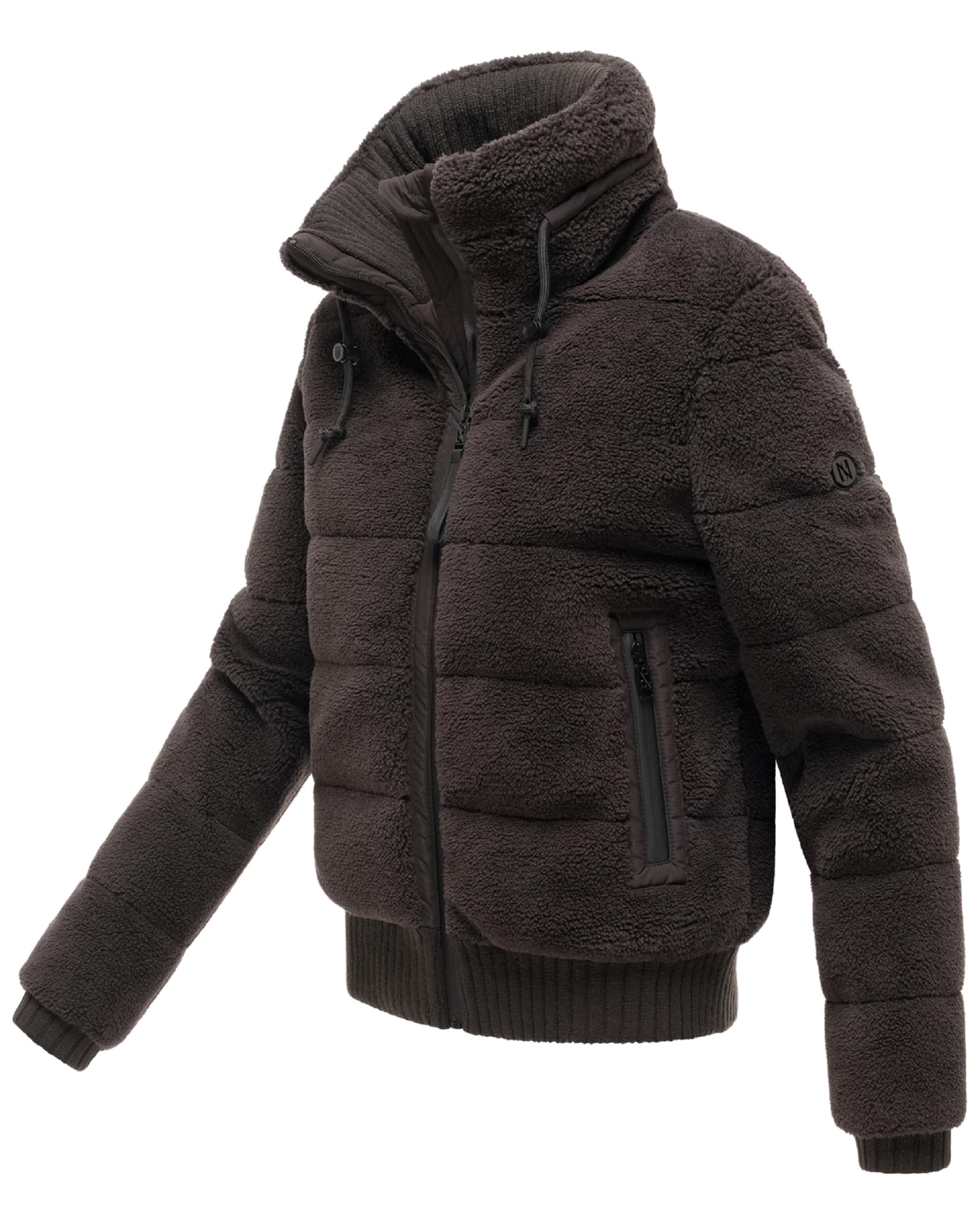 NAVAHOO Fleece jas 'Schneepuder 14' in Bruin