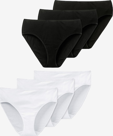 SCHIESSER Slip 'Essentials' in Schwarz: Vorderseite