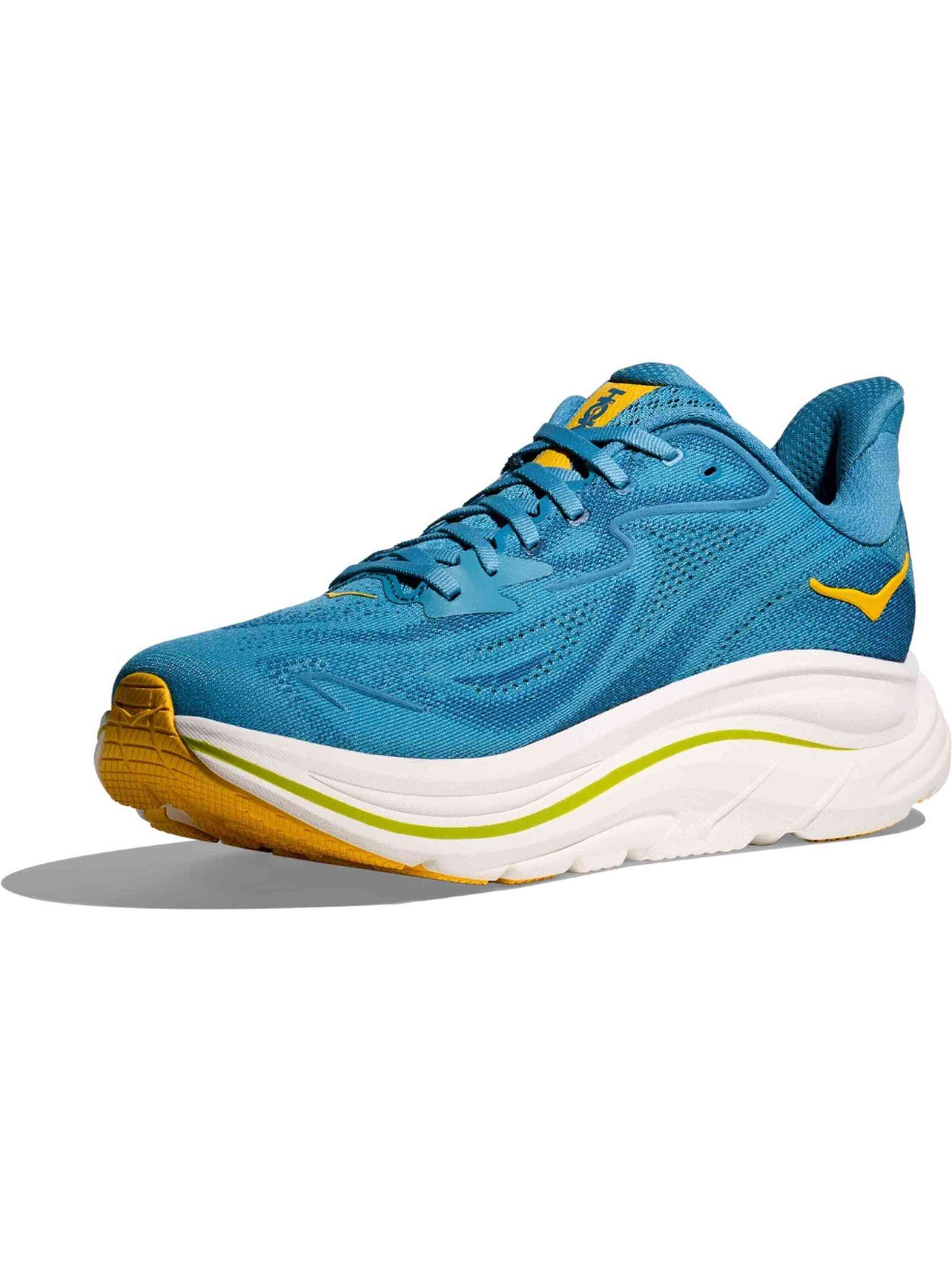 Scarpa da corsa 'Clifton 10' di HOKA in blu: frontale