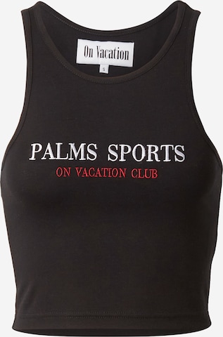 On Vacation Club Top in Black: front