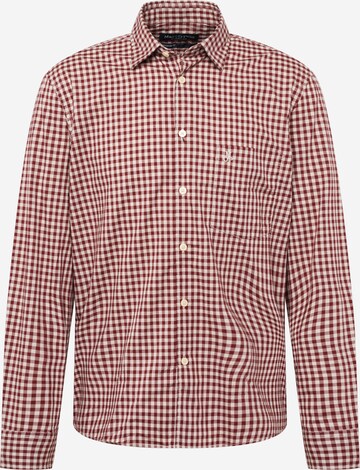 Marc O'Polo Regular fit Button Up Shirt in Red: front