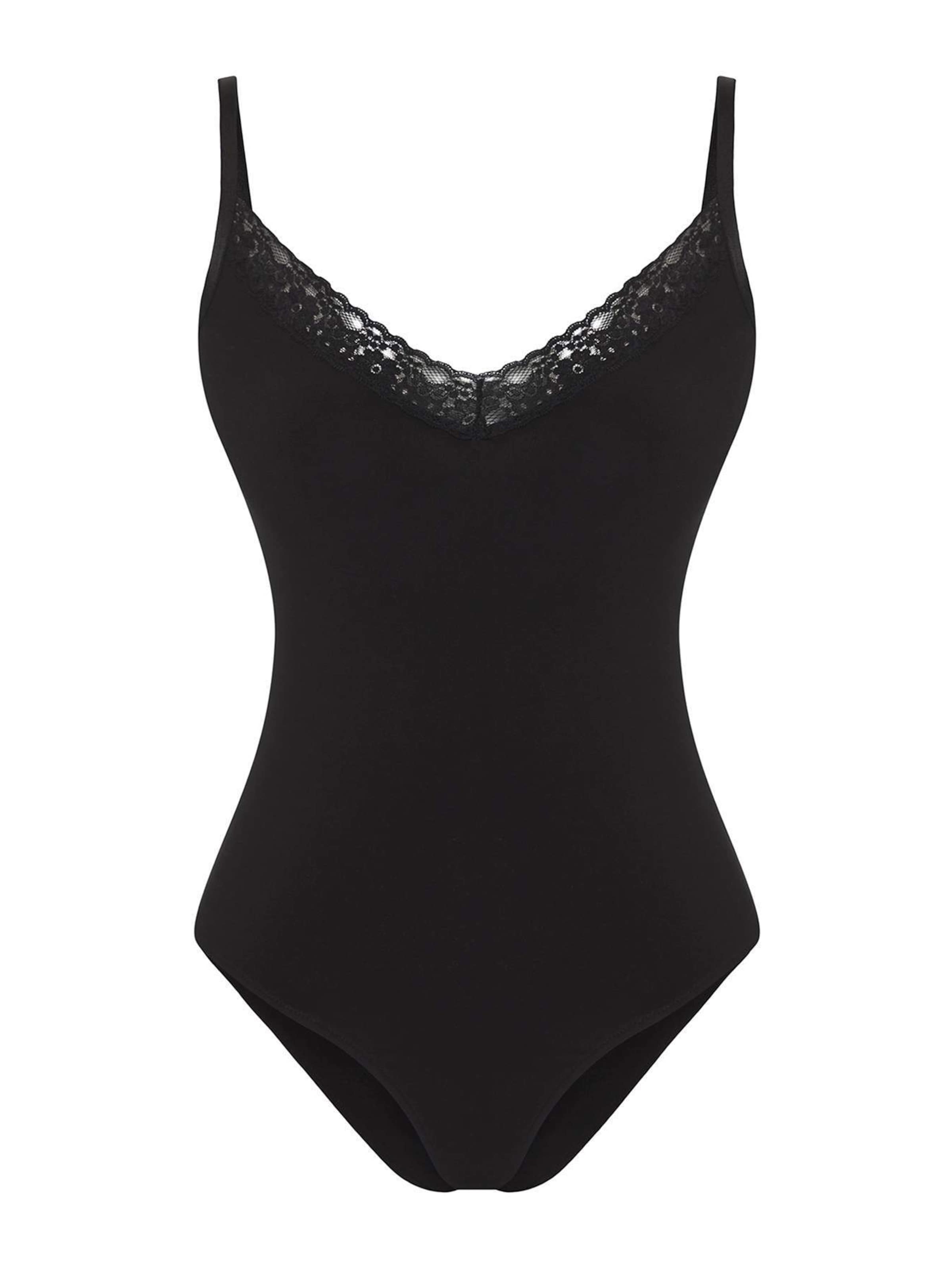 Shirtbody Trendyol en noir : devant