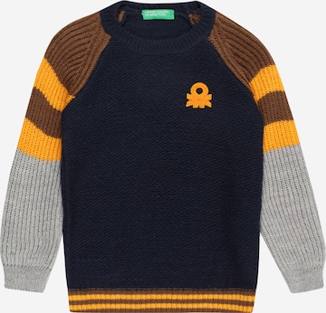 UNITED COLORS OF BENETTON Sweater 'College' in Blue: front