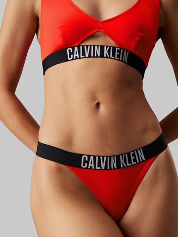 Bas de bikini 'Intense Power' Calvin Klein Swimwear en rouge
