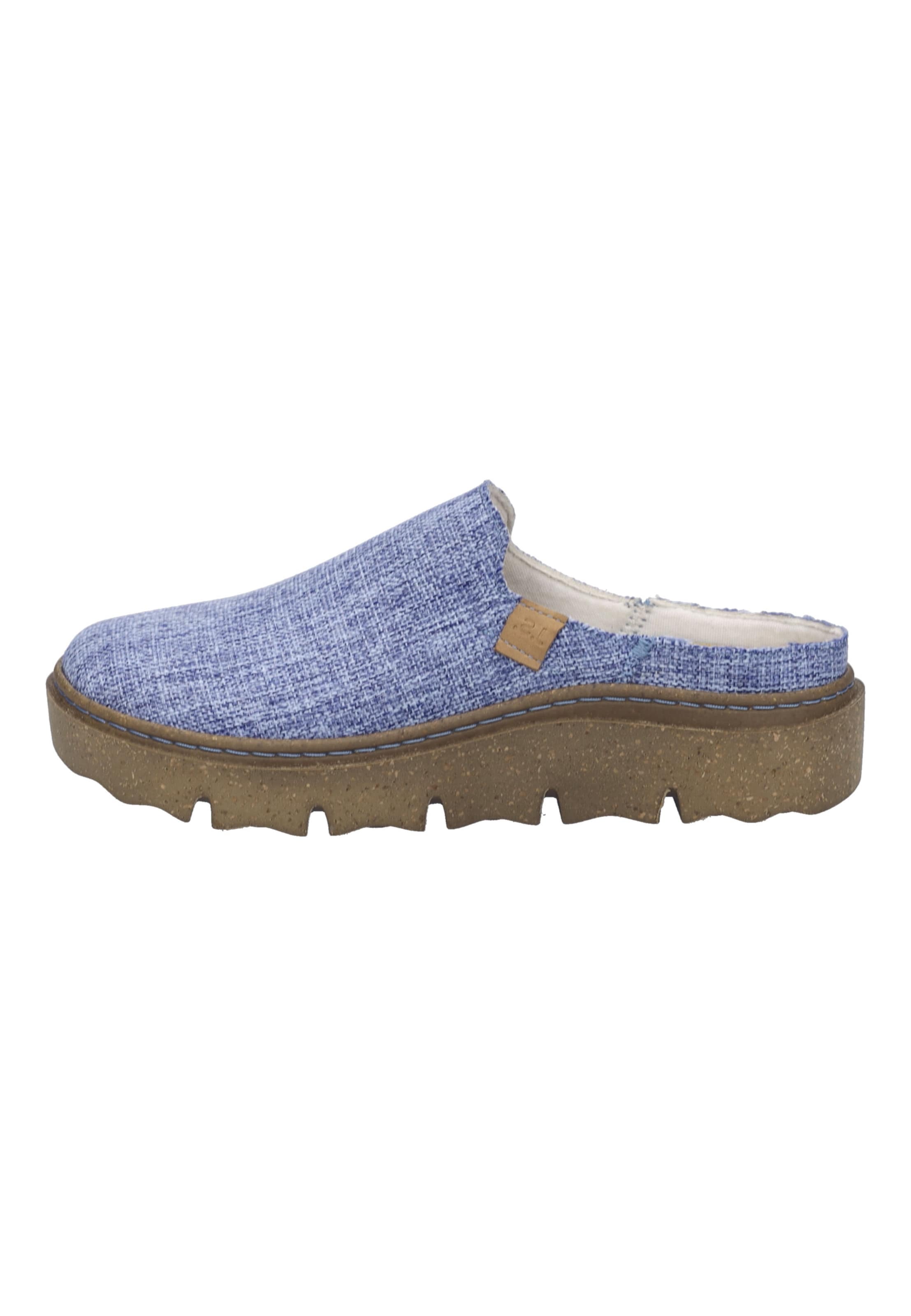 JOSEF SEIBEL Hausschuh 'Carmaux 01' in Blau: Vorderseite