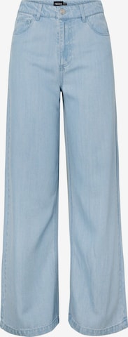 Wide Leg Jean 'PCSmidi' PIECES en bleu : devant