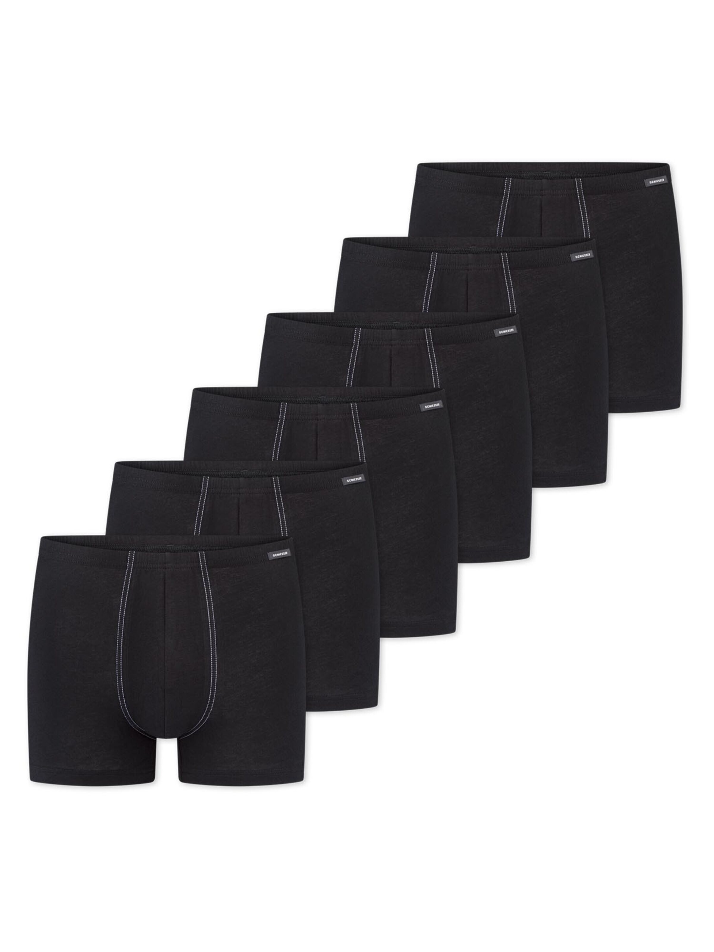 SCHIESSER Boxershorts 'Cotton Essentials'‌‌‌‌‌‌‌ in Schwarz: Vorderseite