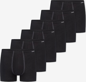 SCHIESSER Boxershorts 'Cotton Essentials' in Schwarz: Vorderseite