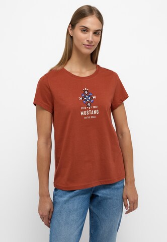 MUSTANG Shirt in Red: front