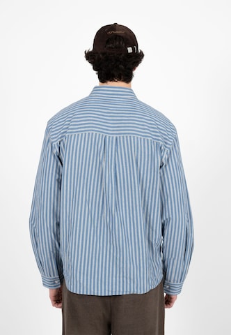 Prohibited - Ajuste regular Camisa 'Drift' en azul