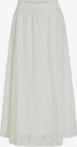 VILA Skirt in White: front