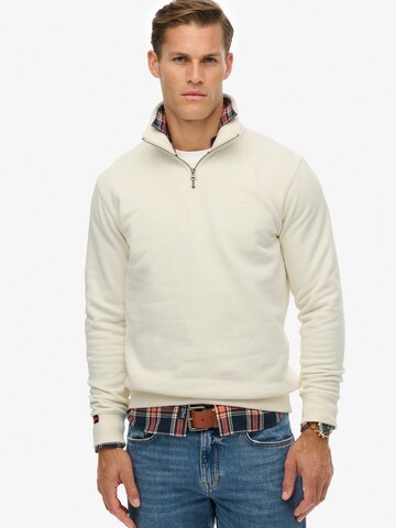 Superdry & Co Свитшот 'Essential' в Белый: спереди
