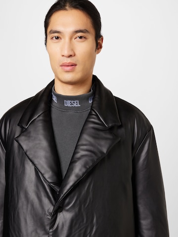 DIESEL Between-Seasons Coat 'CLEVE' in Black