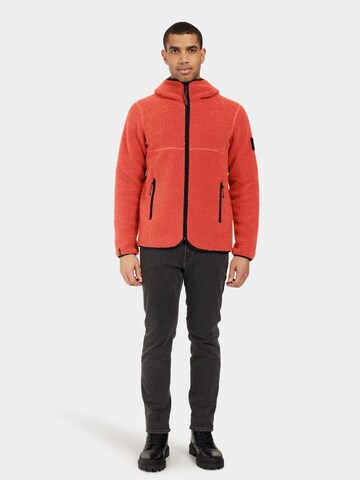 Veste en polaire fonctionnelle 'BROR USX FZ 3' Didriksons en orange