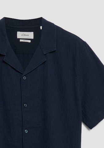 s.Oliver Regular Fit Hemd in Blau