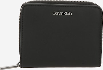 Calvin Klein Portemonnee in Zwart: voorkant