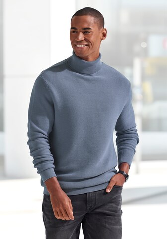 H.I.S Pullover 'EM LBG' in Blau