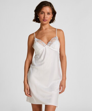 Déshabillé 'Peonie' Hunkemöller en blanc : devant