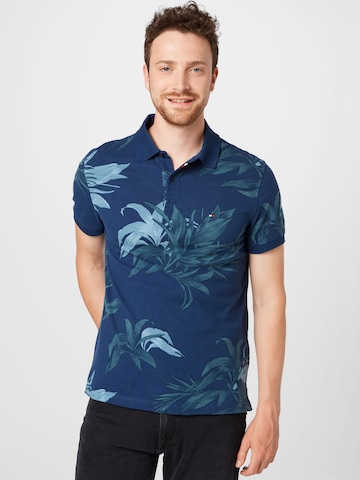 TOMMY HILFIGER Poloshirt in Blau: predná strana