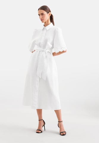 Robe SEIDENSTICKER en blanc : devant