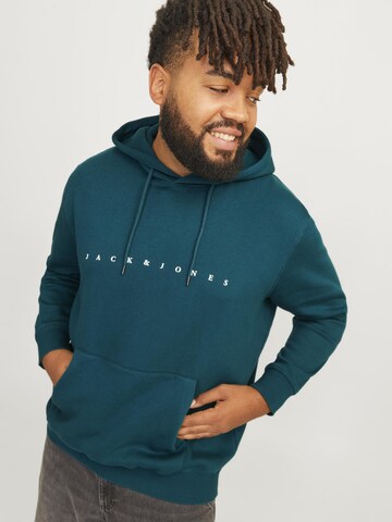 Felpa 'JJEStar' di Jack & Jones Plus in verde
