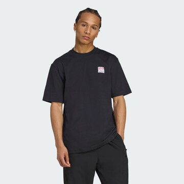 ADIDAS ORIGINALS Тениска 'Wabash' в черно: отпред