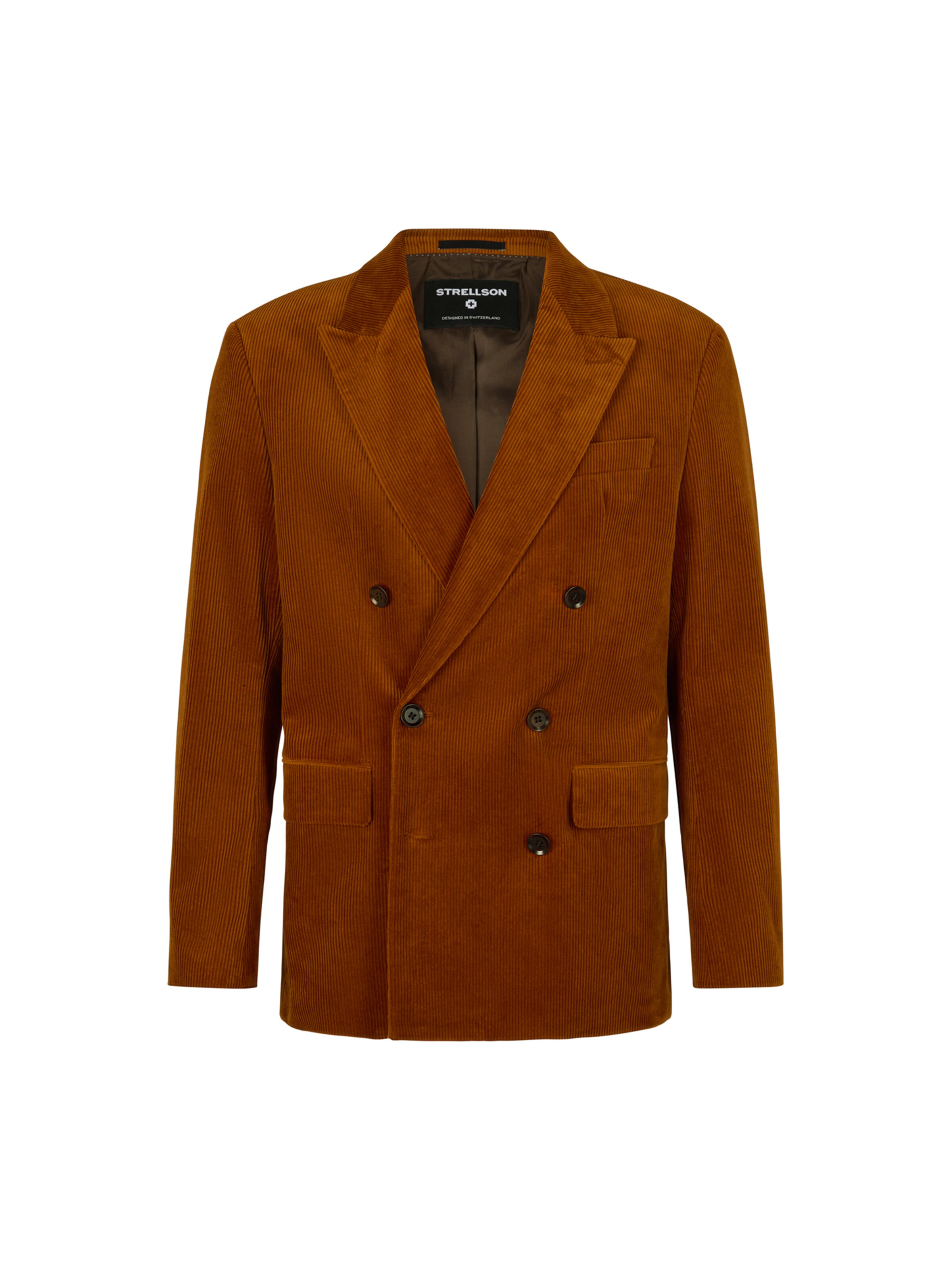 STRELLSON Slim fit Business blazer 'Ashton' in Brown: front