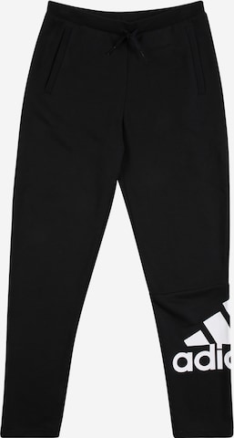 ADIDAS SPORTSWEAR - Skinny Pantalón deportivo 'Essentials French Terry' en negro: frente