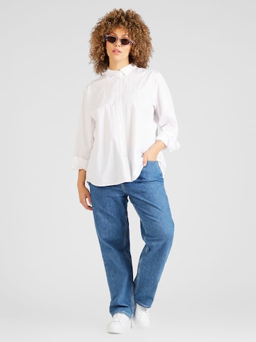 Tommy Hilfiger Curve Blouse 'ESSENTIAL' in White