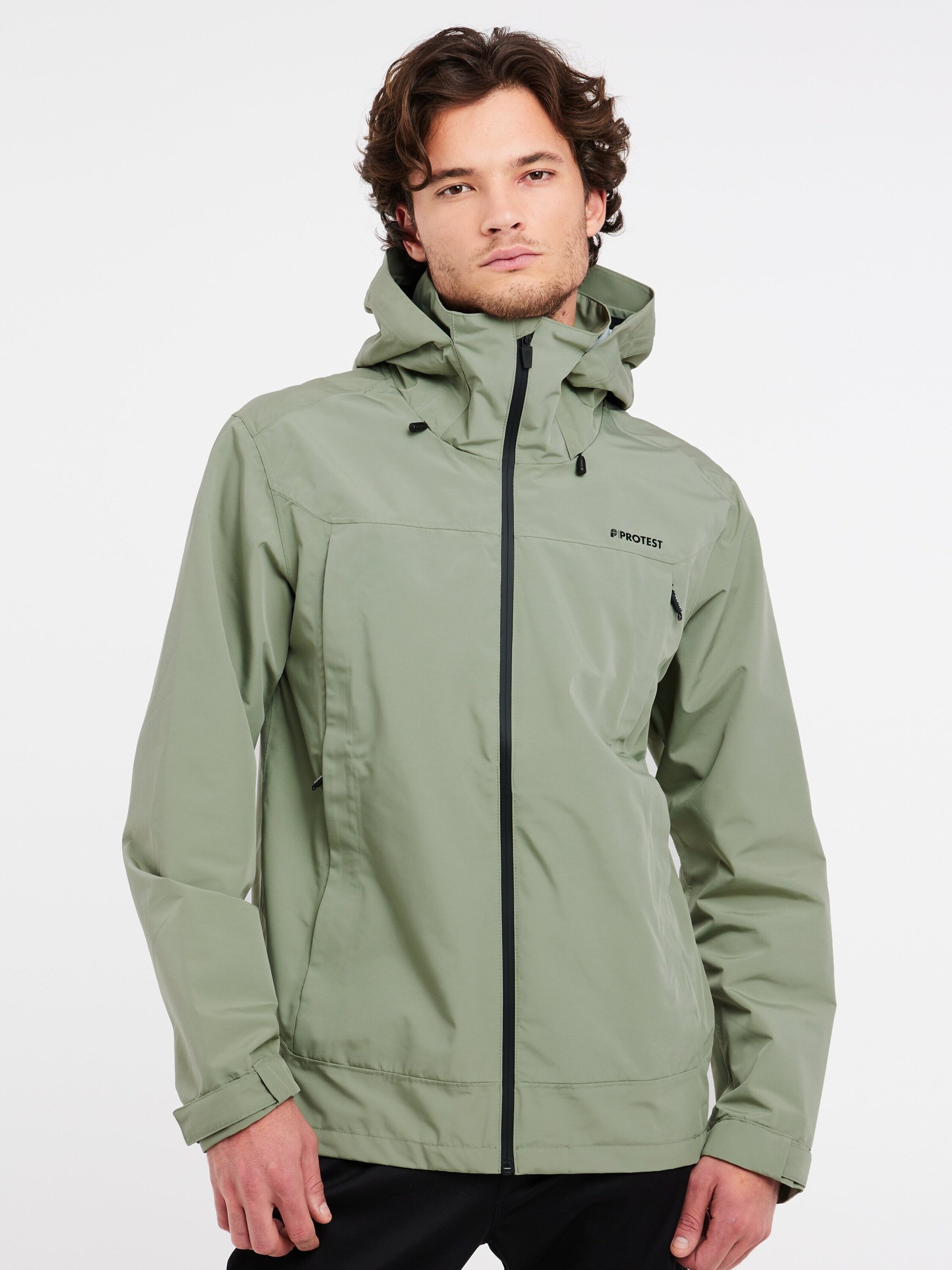 PROTEST Winter jacket 'PRTGATEWOOD' in Green: front