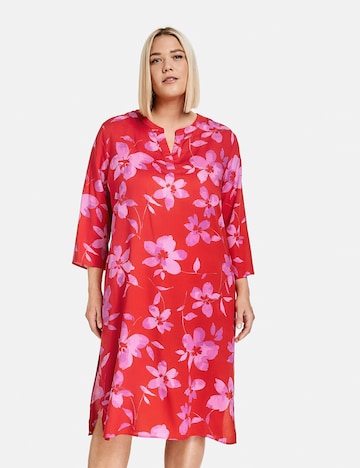 SAMOON Dress in Red: front