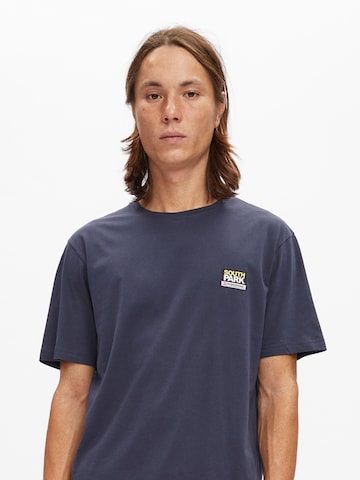 hydroponic - Camiseta 'Hydroponic x South Park Regular-Fit Cartman Graphic T-Shirt' en azul: frente