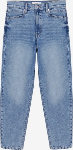 MANGO Tapered Jeans in Blue: front
