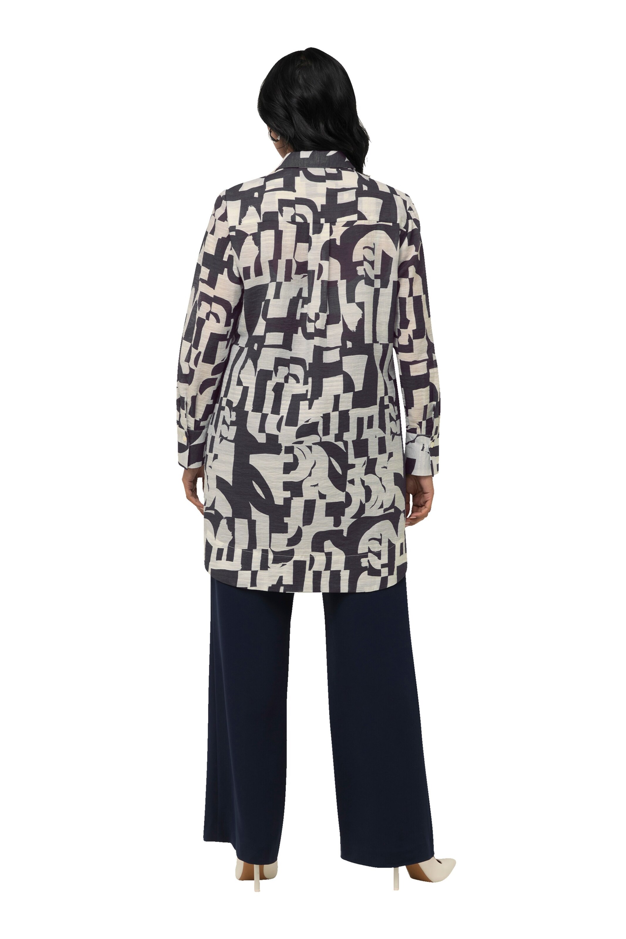 Ulla Popken Bluse in Schwarz