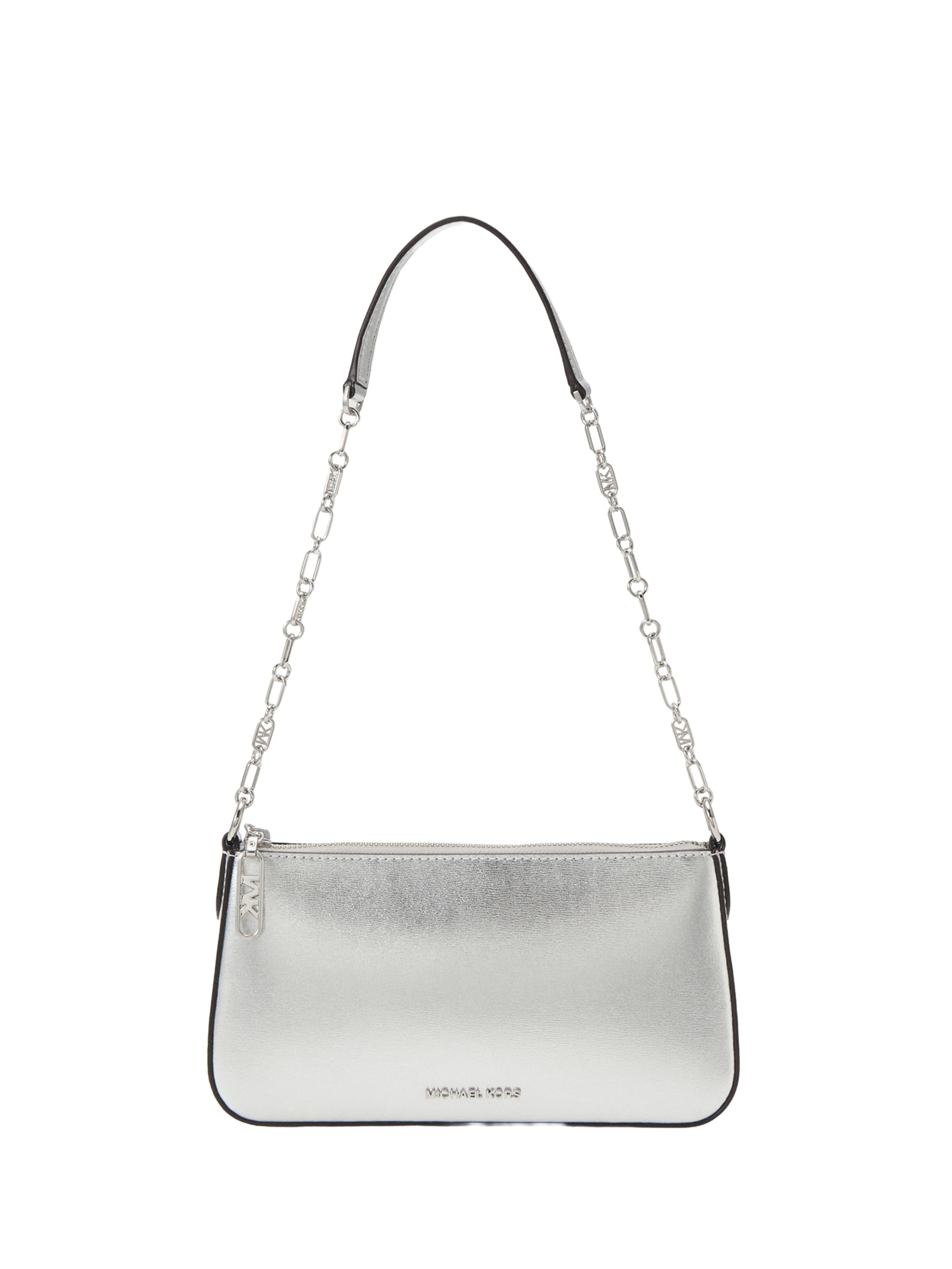 MICHAEL Michael Kors - Mala de ombro em prata: frente