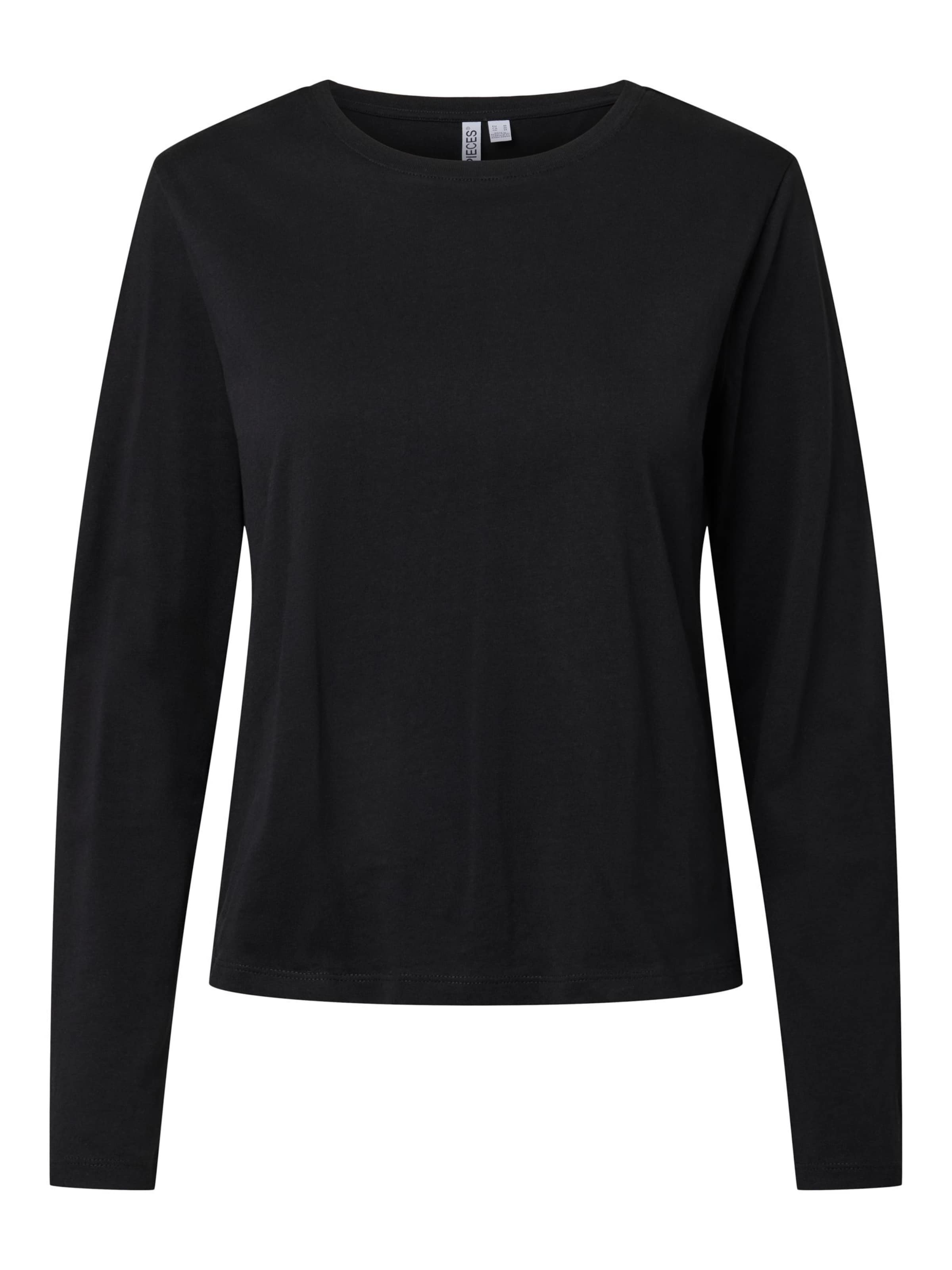 PIECES Shirt 'PCAshley' in M in Black, Item view
