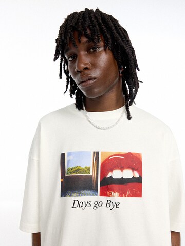 Pull&Bear T-Shirt in Weiß