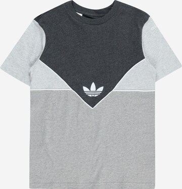 Tricou 'Adicolor' de la ADIDAS ORIGINALS pe gri: față